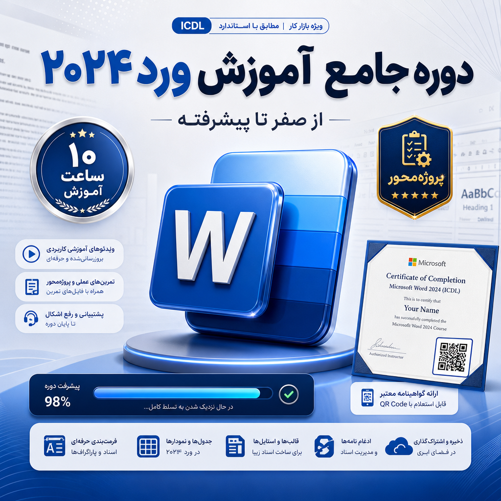 آموزش جامع اکسل 2024,آموزش اکسل برای بازار کار, یادگیری اکسل برای استخدام شدن درمصاحبه ها,یادگیری اکسل برای مصاحبه های کاری,آموزش جامع اکسل,آموزش گام به گام اکسل,آموزش مقدماتی تا پیشرفته اکسل,آموزش ICDL 2024,آموزش جامع اکسل برای مدیران،کارشناسان و کارمندان سازمان ها و موسسات , آموزش اکسل مقدماتی تا پیشرفته, آموزش اکسل برای افراد مبتدی